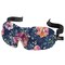 Contemporary Home Living 9.5" Blue and Pink Floral Unisex Sleep Mask